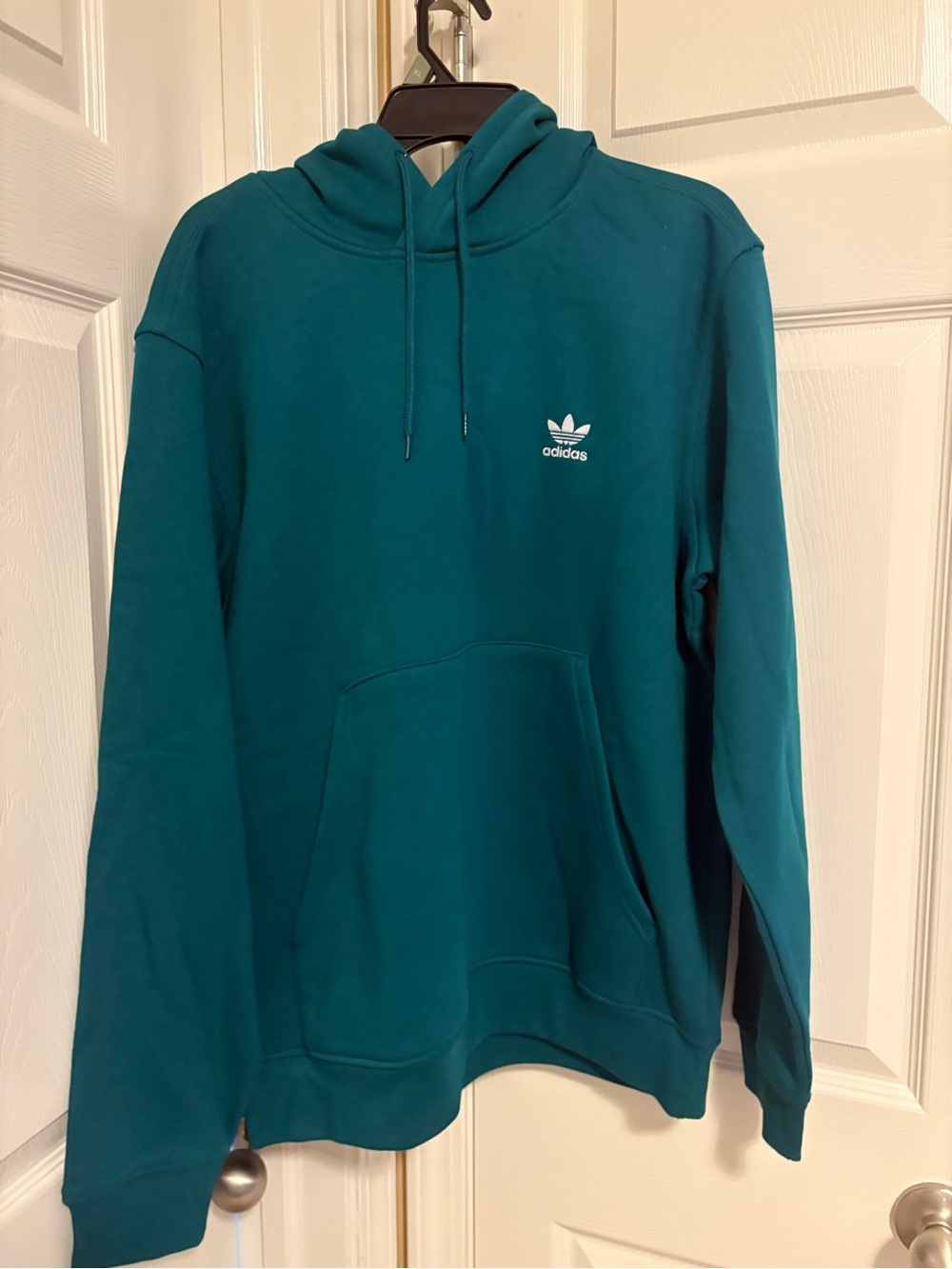 adidas Men's Teal Crewneck Hoodie